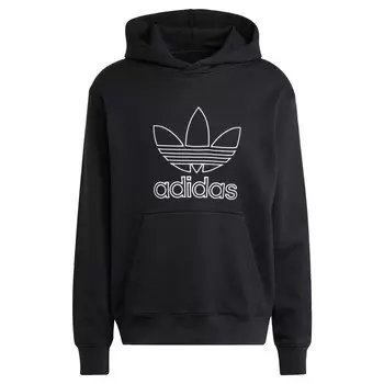 Толстовка ADIDAS ORIGINALS Adicolor Outline Trefoil, черный