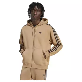 Толстовка adidas Originals Adicolor Oversize full zip, бежевый