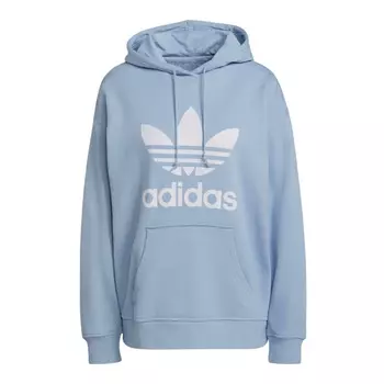 Толстовка Adidas Originals Adicolor Trefoil, голубой