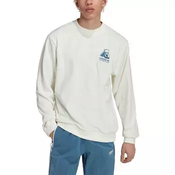 Толстовка adidas Originals Adventure Winter Crew, белый