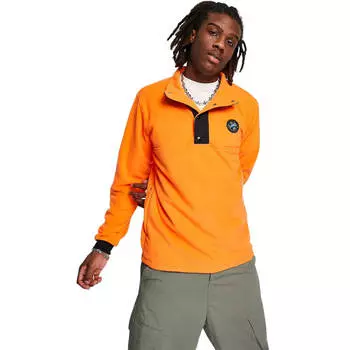 Толстовка Adidas Originals 'Wander Hour' Fleece With Snap Buttons, оранжевый