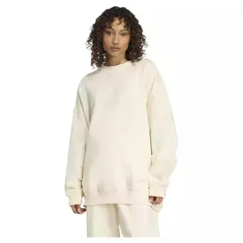 Толстовка adidas Originals Essentials Linear Oversized Crew, бежевый