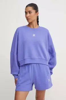 Толстовка adidas Originals, фиолетовый