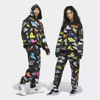 Толстовка Adidas Originals Jeremy Scott Archive Hoodie, Черный
