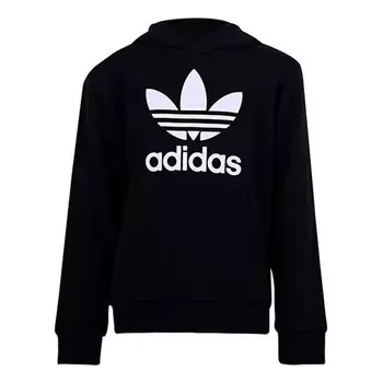 Толстовка Adidas originals Large Logo Printing Sports Boy Black, Черный