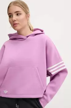 Толстовка adidas Originals Neuclassicscl Hoodie, фиолетовый