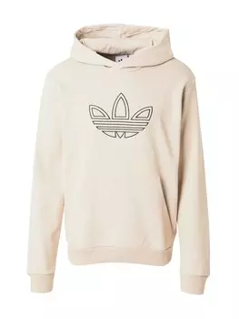 Толстовка ADIDAS ORIGINALS Outline, светло-бежевый