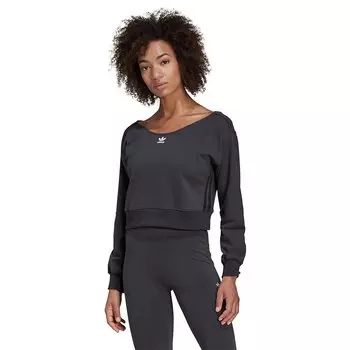 Толстовка adidas Originals Slouchy Crew, черный