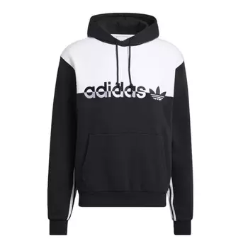 Толстовка Adidas Originals Split, черный/белый