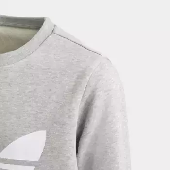 Толстовка Adidas Originals "TREFOIL CREW", унисекс, серый
