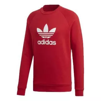 Толстовка Adidas originals TREFOIL WARM-UP CREW SWEATSHIRT, Красный