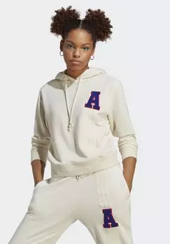 Толстовка adidas Originals Varsity Small Logo Hoodie, белый