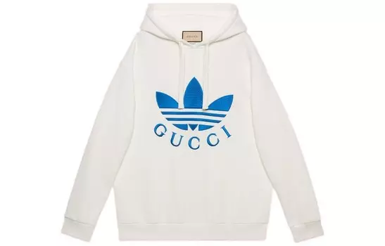 Толстовка Adidas Originals X ADIDAS унисекс белая Gucci, белый