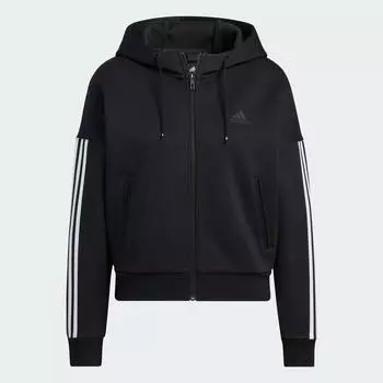 Толстовка Adidas Professional Sports Training Hooded, черный/белый