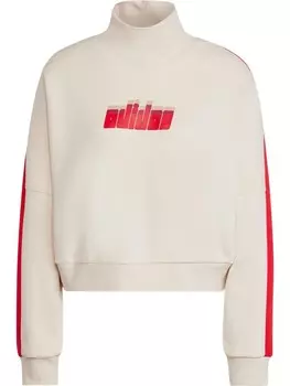 Толстовка adidas Rundhalsausschnitt, цвет wonder white
