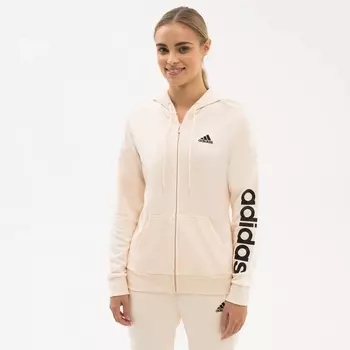 Толстовка Adidas с капюшоном, бежевый