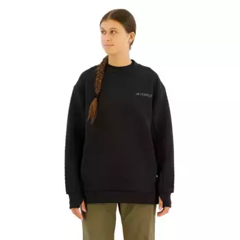 Толстовка adidas Terrex Xploric Crewneck, черный