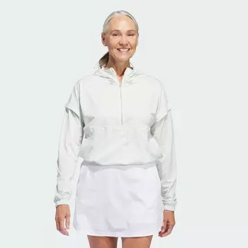 Толстовка Adidas ULT365 Twist Knit Half Zip Hoodie, цвет Crystal Jade