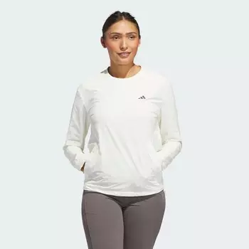 Толстовка Adidas ULT365 WIND.RDY Water-Repellent Crew Pullover, цвет Ivory
