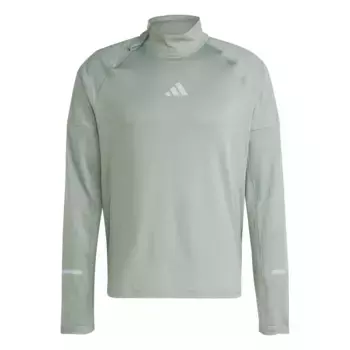 Толстовка adidas Ultimate Hi Vis Reflective half zip, зеленый