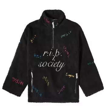 Толстовка Advisory Board Crystals Abc. R.I.P. Society Quarter Zip, черный