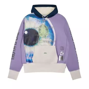 Толстовка Advisory Board Crystals Birthstone Hooded Sweatshirt #08 Purple/Black/Blue, фиолетовый