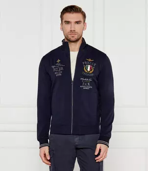 Толстовка Aeronautica Militare Regular Fit, темно-синий