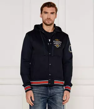 Толстовка Aeronautica Militare Regular Fit, темно-синий