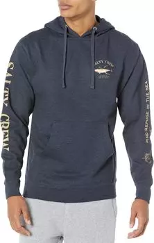 Толстовка Ahi Mount Hood Fleece Salty Crew, цвет Navy Heather