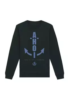 Толстовка AHOI ANKER KNUT JAN HAMBURG F4NT4STIC, черный