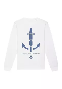 Толстовка AHOI ANKER KNUT JAN HAMBURG F4NT4STIC, белый