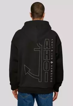 Толстовка AHOI ANKER OUTLINES KNUT & JAN HAMBURG - Hoodie F4NT4STIC, черный