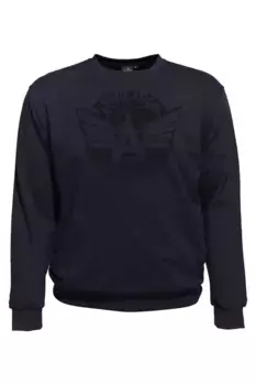 Толстовка AHORN SPORTSWEAR с модным принтом спереди, синий