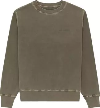 Толстовка Aim Leon Dore Garment Dyed Uniform Crewneck 'Laurel Oak', зеленый