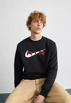 Толстовка AIR CREW Nike Sportswear, цвет black/(university red)