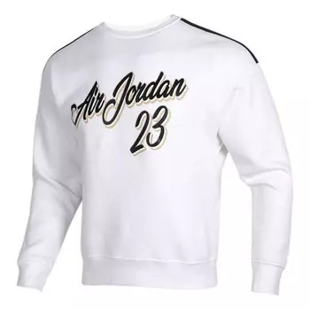 Толстовка Air Jordan 23 Remastered Plush Pull-On For Men White, Белый