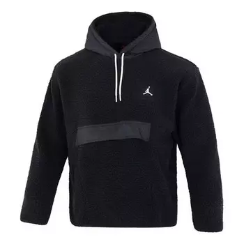 Толстовка Air Jordan long sleeves hoddie 'Black', Черный