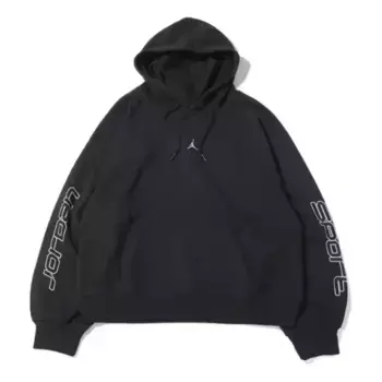 Толстовка Air Jordan Sport Graphic Fleece Hoodie Asia Sizing 'Black', черный