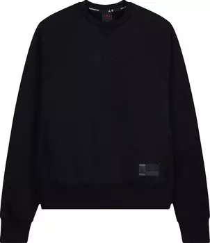 Толстовка Air Jordan x Fragment Crewneck Sweatshirt 'Black/Reflective Silver', черный