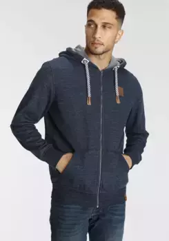 Толстовка AJC с капюшоном и полосатой кулиской на капюшоне, цвет морской волны