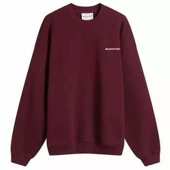 Толстовка экипажа униформы Mki - представлена в конце. Mki Miyuki-Zoku, бургундия