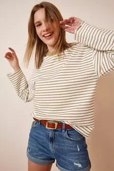 Толстовка - экрю - стандартный крой Happiness stanbul, экрю