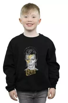 Толстовка Aladdin Sane Gold Bolt David Bowie, черный