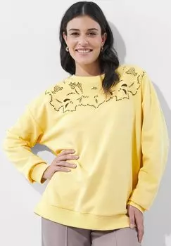 Толстовка Alba Moda, желтый