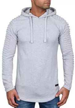 Толстовка Alessandro Salvarini Hoodie AS 038, светло-серый
