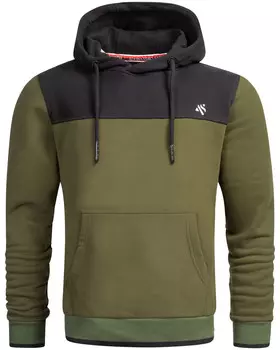 Толстовка Alessandro Salvarini Kapuzenpullover AS 312, оливковый