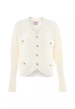 Толстовка aleva Strick Cardigan, белый