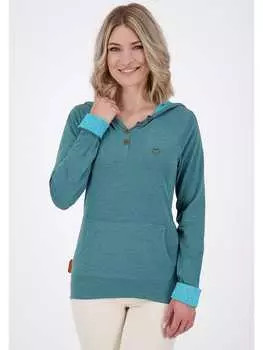 Толстовка alife and kickin, бирюзовый