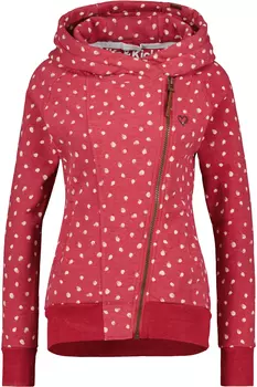 Толстовка alife and kickin Kapuzen,, Kapuzenjacke, Shirtjacke SnakecharmerAK B, цвет cranberry melange