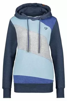Толстовка Alife And Kickin LeniAK, морской синий/королевский синий/светло-синий